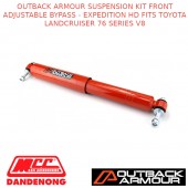 OUTBACK ARMOUR SUSPENSION KIT FRONT ADJ BYPASS  EXPD HD FITS TOYOTA LC 76S V8